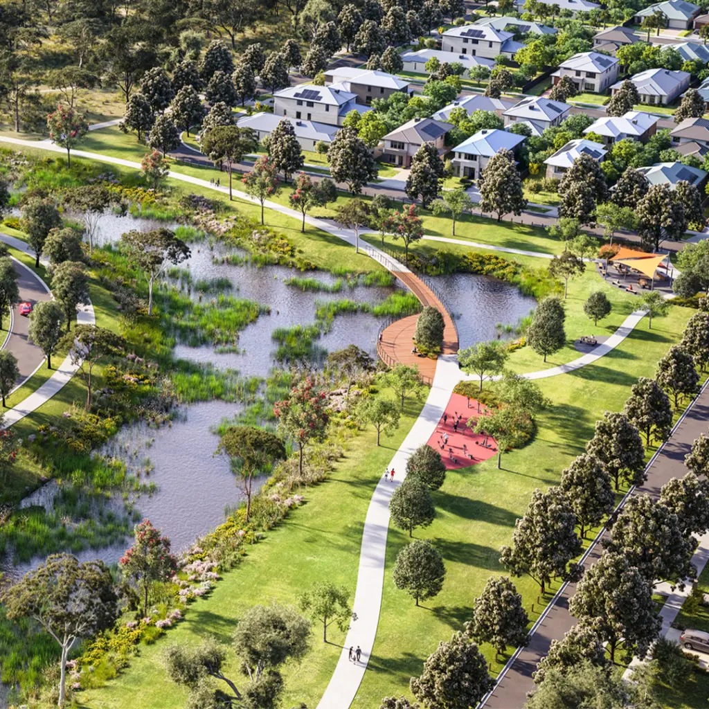 Concept graphic for Yallarah community park walk