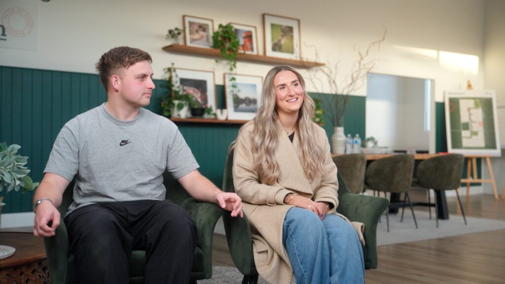 New Yallarah homeowners Aimee and Jordy