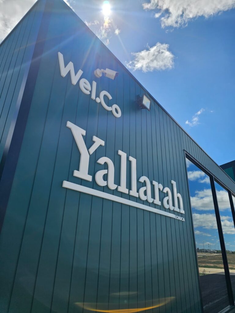 Yallarah sales office front entrance