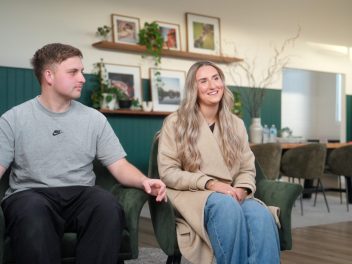 New Yallarah homeowners Aimee and Jordy