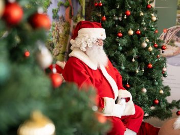 Santa visiting the Yallarah offices