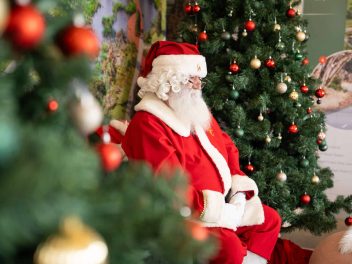 Santa visiting the Yallarah offices